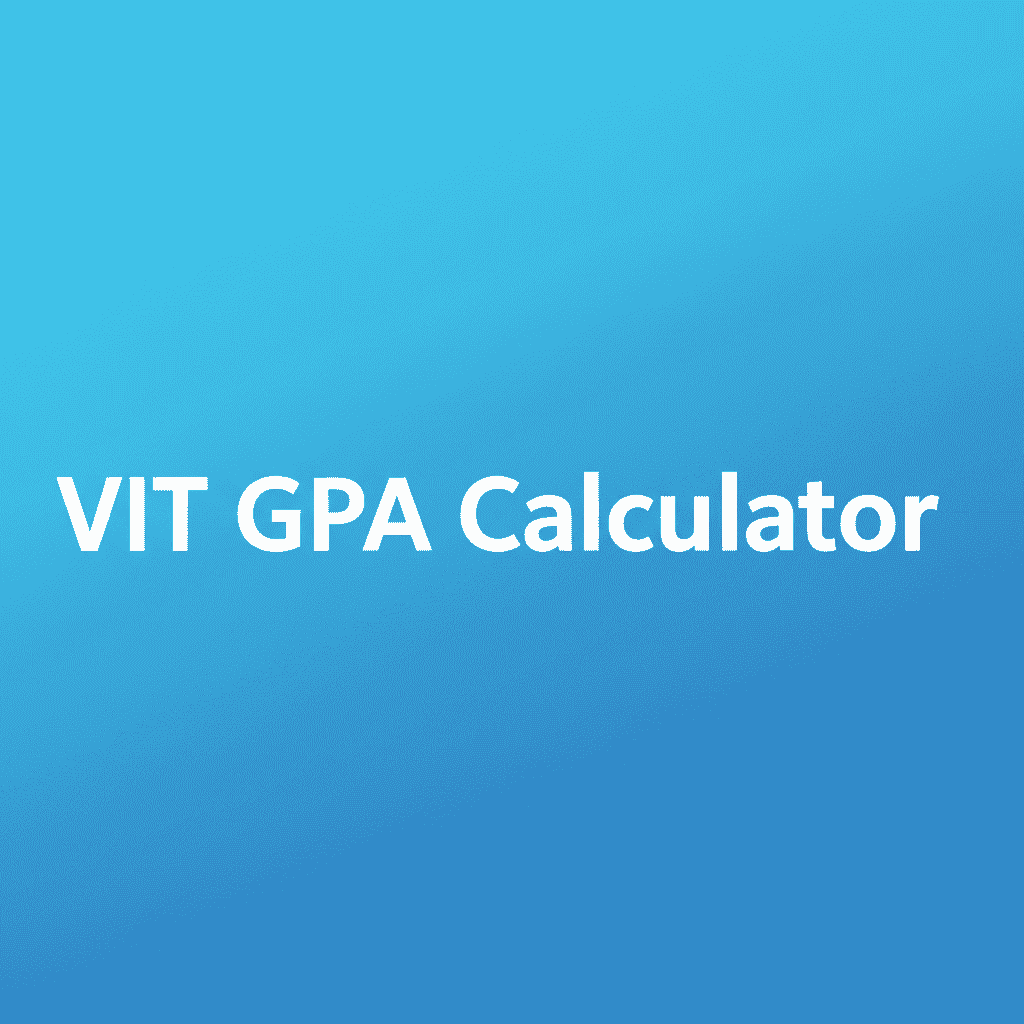 VIT GPA Calculator